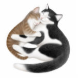 Mum Cat & her Baby Holiday Ornament Acrylic Cut Out