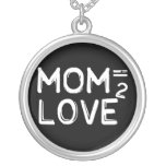 Mum Equals Love Squared Mother's Day Necklace