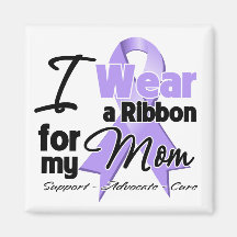 Mum - General Cancer Ribbon Refrigerator Magnet