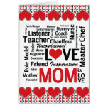 Mum is Love - Mother's Day for Multitalented Mum Card