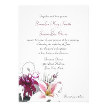 Mum & Lily Wedding Invitations