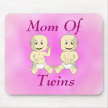 Mum Of Twin Babies Mousepad