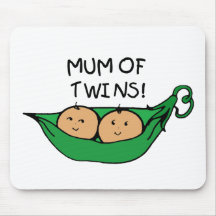 Mum of Twin Pod Mouse Mat