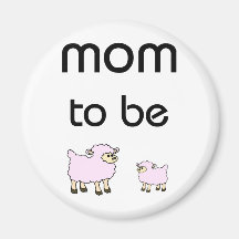 Mum to Be little sheeps design! Fridge Magnets