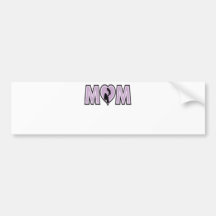 Mum with baby bumper sticker