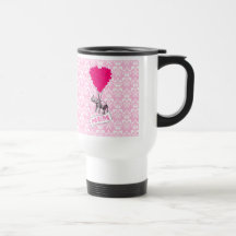 Mum with pink elephant mug