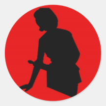 Mum With Rolling Pin Sticker