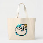 mummy &amp; baby polar bear canvas bag