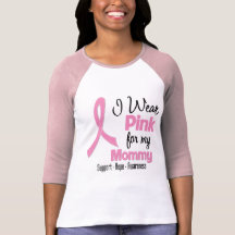 Mummy - I Wear Pink - Breast Cancer T Shirts