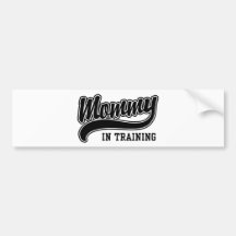 Mummy In Training Bumper Sticker