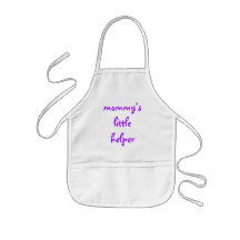 mummy's little helper apron