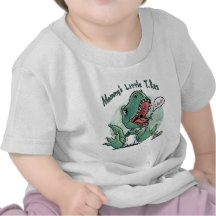 Mummy's Little T. Rex by Mudge Studios T-shirt