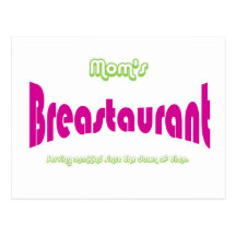 Mum's Breastaurant Post Card