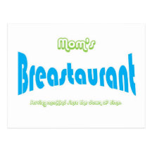 Mum's Breastaurant Post Cards