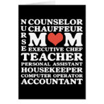 Mum's Jobs Mother's Day Greeting Card