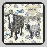 Mum's Love Junebug & Fainting Goat Baby Sticker stickers