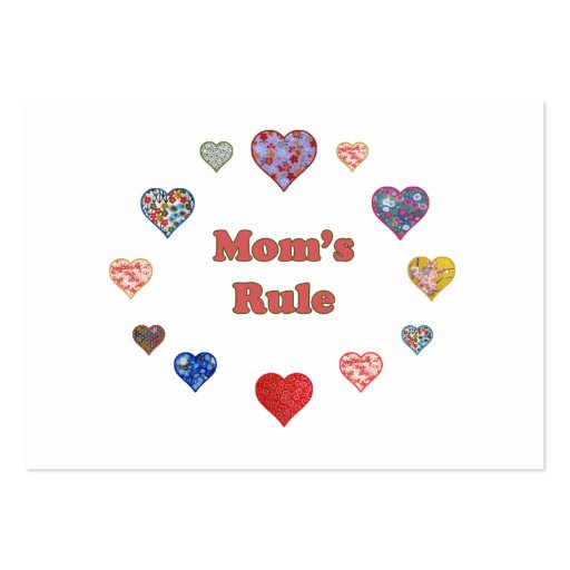 Mum's Rule Business Card