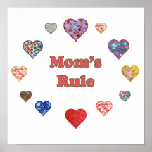 Mum's Rule Posters