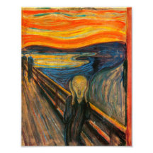 Munch The Scream Print Photo Art