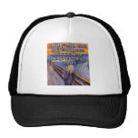 Munch's The Scream:  Government Help! Mesh Hats