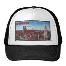 Munich Cityscape Mesh Hat