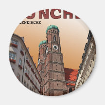 Munich - Frauenkirche Fridge Magnets
