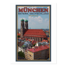 Munich Frauenkirche (Portrait) Post Card