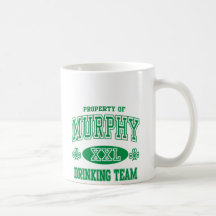Murphy Irish Drinking Team Coffee Mugs