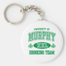 Murphy Irish Drinking Team Keychain