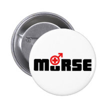 Murse logo on white pin