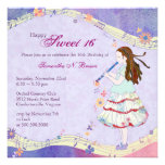 Muse: Sweet 16 Birthday Party Invitation