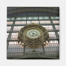 Musee d'Orsay clock Magnets
