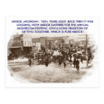 MUSHROOM CAPITAL, MESICK, MICHIGAN ~PROMO POSTCARD