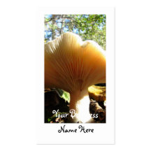 Mushroom Enjoying the Sunshine Business Card
