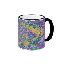 Mushroom Tye Dye Polaris Coffee Mugs