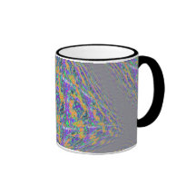 Mushroom Tye Dye Tile Mug