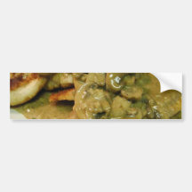 Mushrooms Chicken Bumper Sticker