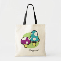 Mushrooms Tote Bag, Magical!