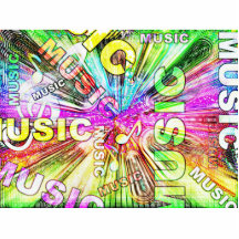 Music Background Photo Sculptures