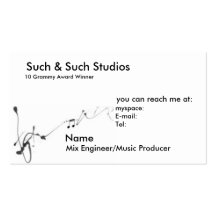 Music Business Card