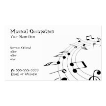 Music business  card business card