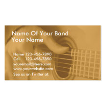 Music Business Cards
