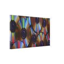 Music CD's Canvas Print
