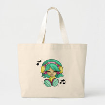 Music cutie canvas bag