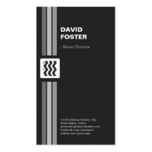 Music Director - Premium Double Sided Business Card Template