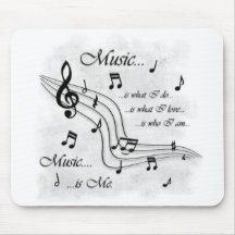 Music Is Me Mouse Mats
