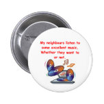 music lover pin