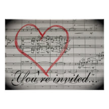 Music Lovers invitation