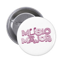 Music Major Pink - Customised buttons