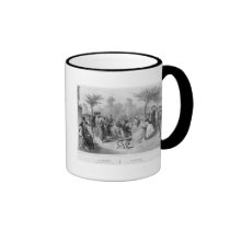 Music, military concert in a public garden mugs